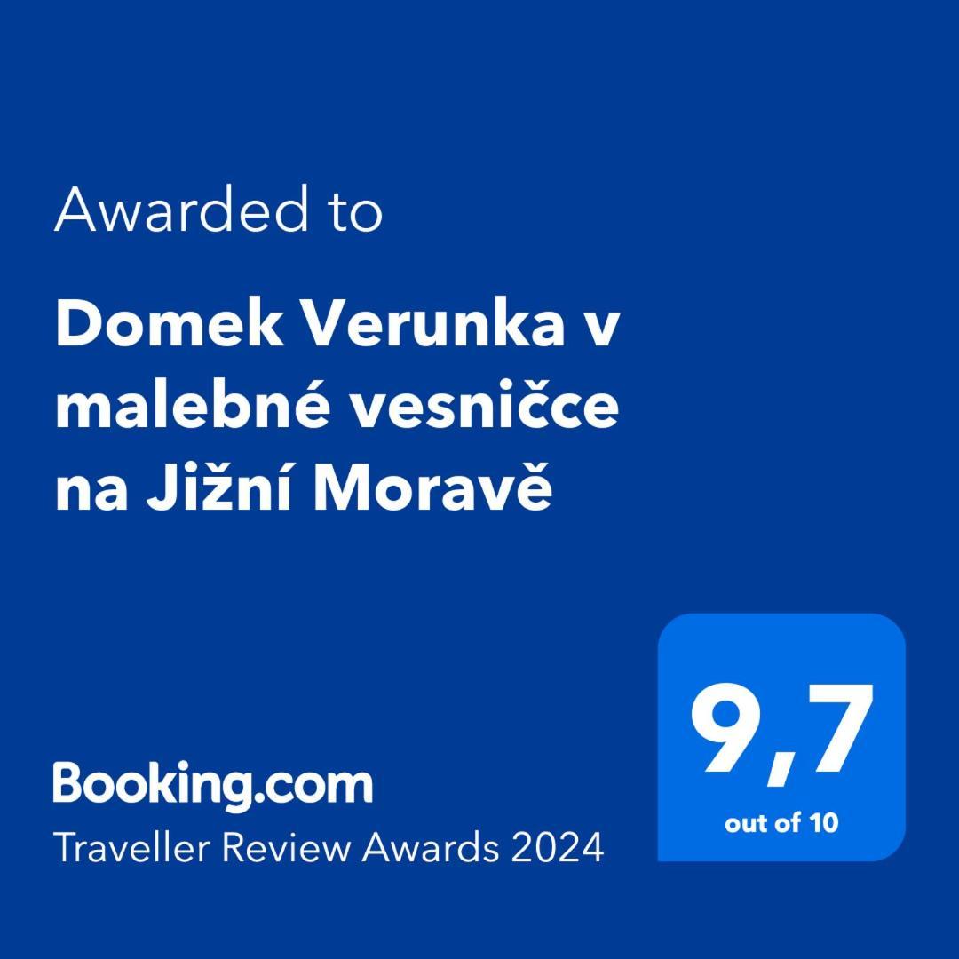 Domek Verunka V Malebne Vesnicce Na Jizni Morave Svatoborice Zewnętrze zdjęcie